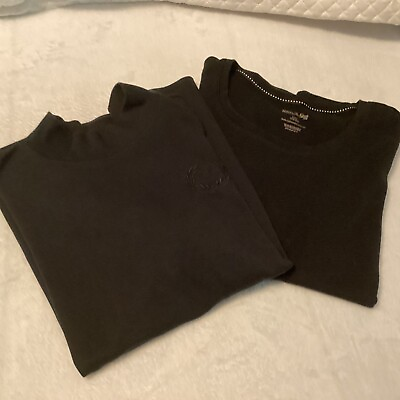 #ad “Women’s Black Tops Size 12–14 Very Good Condition Long sleeve easy care $11.00