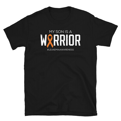 #ad My Son Is a Warrior Hashtag Leukemia Awareness Short Sleeve Unisex T Shirt $19.99