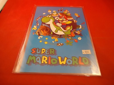 #ad Super Mario World Nintendo SNES SFC RARE Promotional Plastic Display Japan Promo $36.99