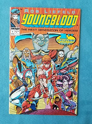 #ad Youngblood #1 NM KEY ISSUE 1st Image Comic published TRADING Card ATTACHED $75.00