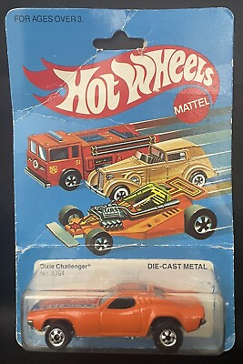 #ad Vintage Hot Wheels 1982 Dixie Challenger Diecast No. 3364 New $49.95
