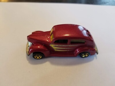 #ad 1982 Hot Wheels Red Hot Rod Roadster Flames Diecast Coupe $11.00