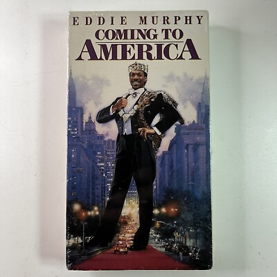 #ad New Vintage Coming to America VHS 1988 Eddie Murphy Sealed $19.99