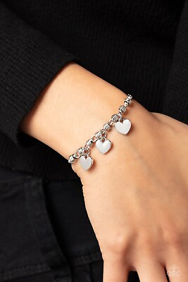 #ad Romance Tale Silver Paparazzi Jewelry Accessories Bracelet $7.00