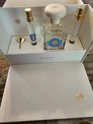 #ad #ad Tory Burch Electric Sky Perfume Beautiful Gift Set NIB OBO A MUST HAVE ON SALE $110.00