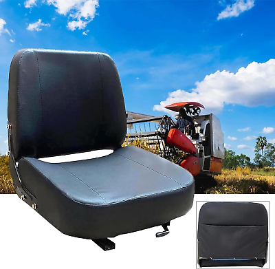 #ad MECUTP Universal Forklift Seat Tractor Seat Go Kart Seat Suspension Seat with Ad $105.99