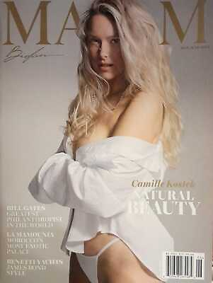 #ad Maxim Magazine May June 2024 Camille Kostek Natural Beauty $16.20