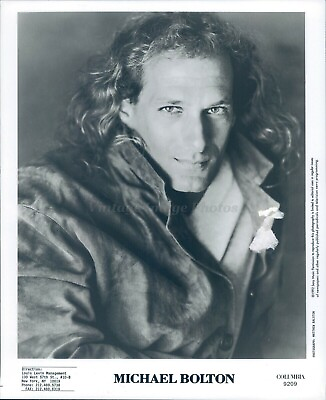 #ad 1994 Photo Michael Bolton Entertainer Singer Musician Louis Levin Management $24.99