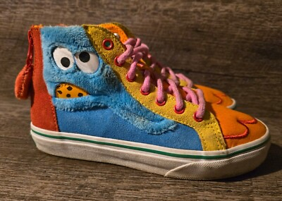 #ad Vans x Sesame Street SK8 Hi Zip Kids Casual Shoes Kids Size 2.5...Free Shipping $32.95