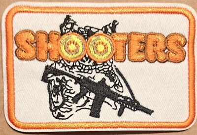 #ad Shooters embroidered Iron on patch $5.95