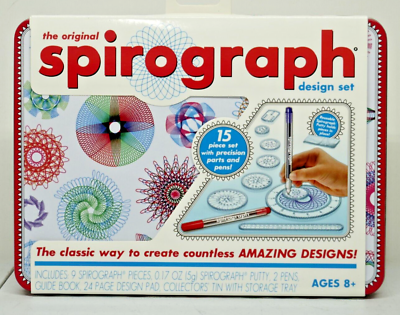 #ad The Original Spirograph Design Set 15 Piece Set New Old Stock #01002Z $16.99