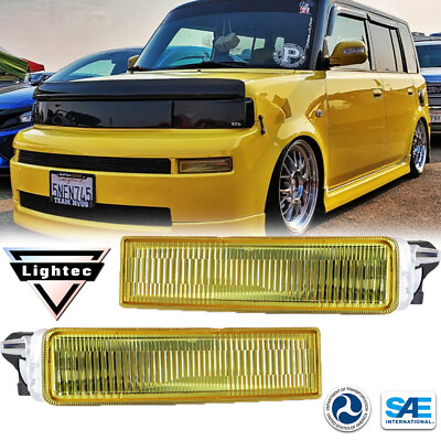 #ad For 04 06 Scion xB Fog Lights Yellow Lens Pair Bumper Driving Lamp Replacement $39.99
