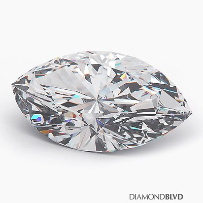 #ad 1.35 Carat I SI1 Ex Cut Marquise Shape AGI Earth Mined Diamond 10.44x5.87x3.95mm $7331.69
