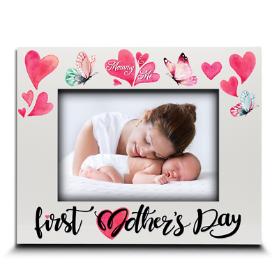 #ad First Mother#x27;s Day Photo Frame Mommy and Me Picture Frame New Mommy gift $25.95