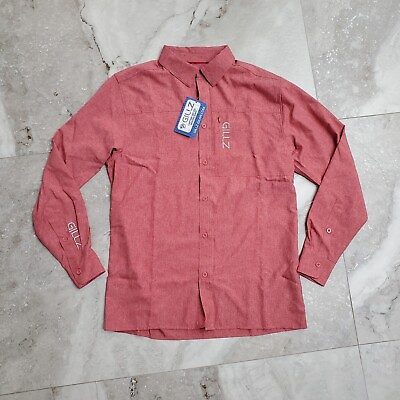 #ad NWT Gillz Gear Captain Series Fishing Shirt UPF 30 Size Medium Long Sleeve $19.97