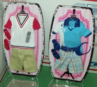 #ad Ken Lot Fashion Shirts Khaki Plaid Shorts Flip Flops Accessories 2008 N4874 $44.09