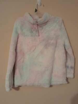 #ad Bobbie Brooks Girls Small 6 6X Tie Dye Fleece Jacket NWT $14.99
