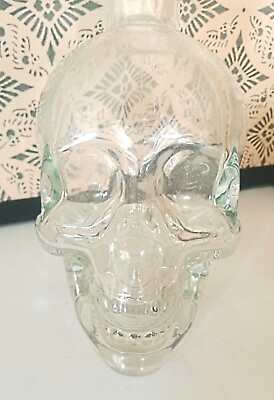 #ad Crystal Head Vodka Skull Bottle Ackroyd IMMACULATE Perfect To Put Glow Stick In $18.00