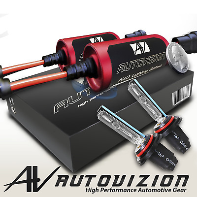 #ad Auto Xenon Headlight Fog Light HID Kit 32000LM Round Ballast New Style D2S $18.41