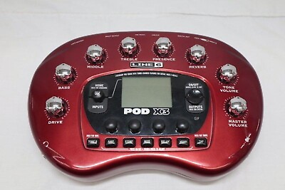 #ad LINE6 POD X3 Multi Effects Guitar Effect Pedal w Power Cable Tested $107.91