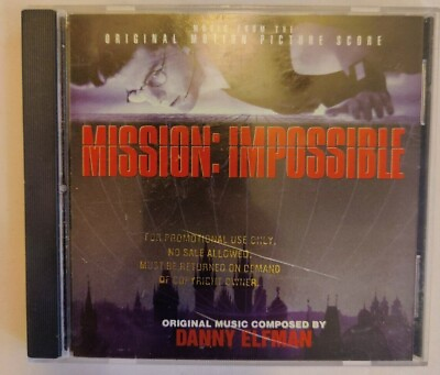 #ad Mission Impossible Original Movie Soundtrack Picture Score 1996 Promo CD $3.82