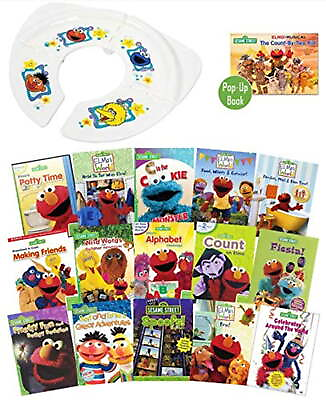 #ad Sesame Street 15 Volume DVD Collection Potty amp; Pop Up Book DVD $69.99