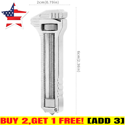 #ad Mini Alloy Multi tool for Everyday Prep Mini Wrench Edc Gadgets Beer Opener $1.99