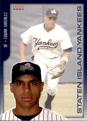 #ad 2004 Staten Island Yankees Choice #12 Edwar Gonzalez Maracaibo Venezuela VZ Card $12.99