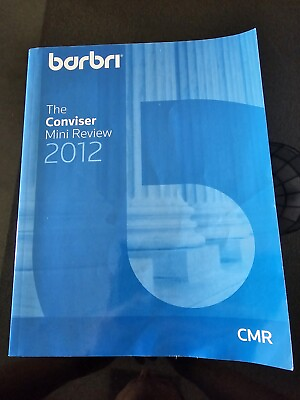 #ad Barbri The Conviser Mini Review MEE MBE 2012 Very Good Unmarked Condition $39.00