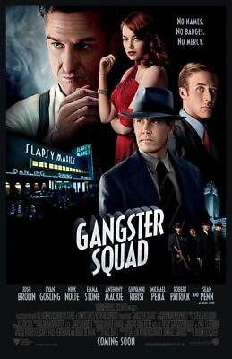 #ad 69763 The Gangster Squad Movie Ryan Gosling Wall Decor Print Poster $19.95