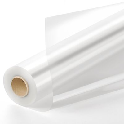 #ad Clear Cellophane Wrap Roll 17 In x 197 Ft Wrapping Paper for Gifts Baskets Ar... $18.82