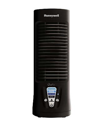 #ad Honeywell Quiet Set Oscillating Slim Table Fan New W 5.1quot; x H 13quot; x L 3quot;Black $33.84