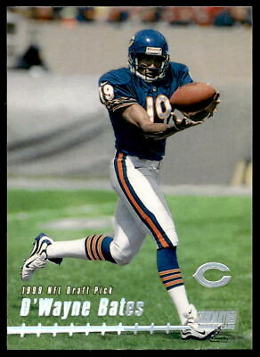 #ad 1999 Stadium Club 174 D#x27;Wayne Bates Chicago Bears RC Football Card $1.75