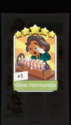 #ad Monopoly Go 5 Star Card Glass Harmonica 17:7 $4.49