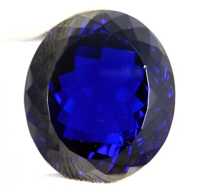 #ad 310.45 Ct Natural Blue Tanzania Of Tanzanite Oval Cut Loose Gemstone CERTIFIED $99.50