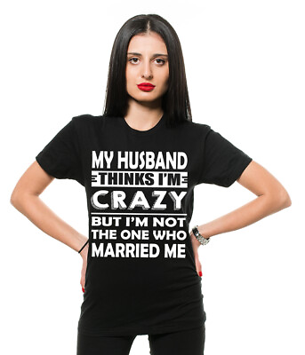 #ad Womens Funny Shirt Gift for Wife Christmas Birthday Humor Unisex Tee Shirt $16.71