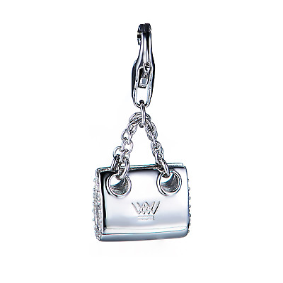 #ad Charm for Bracelet Pendant Women Sterling Silver Clip Jewelry Gift Handbag GBP 28.98