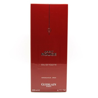 #ad Habit Rouge by Guerlain For Men 6.7 oz Eau de Toilette Spray New In Box Sealed $104.99