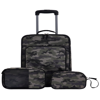 #ad Travelers Club 3pc Junior Travel Luggage Set Camo $56.05