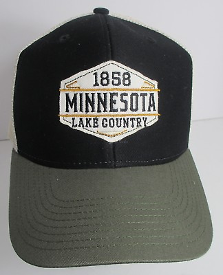 #ad Minnesota Lake Country Hat Trucker USA Embroidery Unisex Cap $21.73