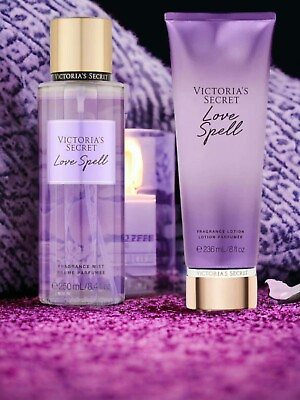 #ad #ad Victoria’s Secret LOVE SPELL Fragrance Mist And Lotion 250ML FREE SHIPPING $22.99