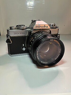 #ad Vintage FILM Camera Minolta XD 11 W Rokkor X 50mm 1.4 Lens $85.99