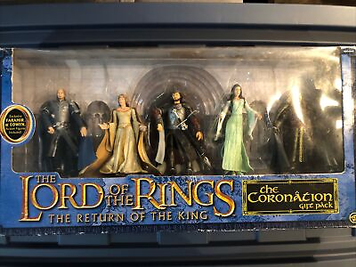 #ad Lord of the Rings Return of the King The Coronation 5 Action Figures Gift Pack $64.99