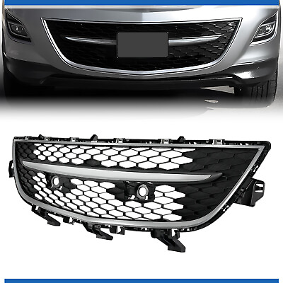 #ad Front Bumper Grille with Chrome Surround Center Molding For Mazda CX 9 2010 2012 $187.99