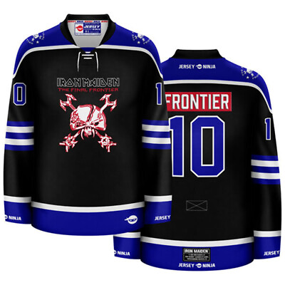 #ad Iron Maiden THe Final Frontier Hockey Jersey $149.95