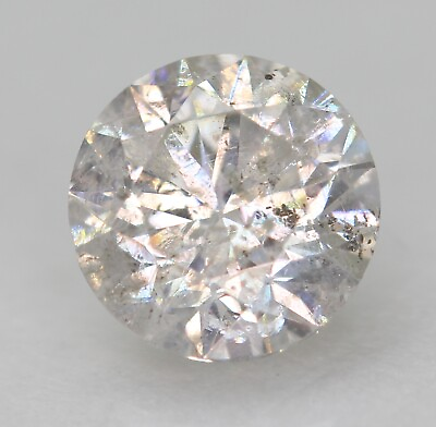 #ad Certified 0.52 Carat E SI2 Round Brilliant Natural Enhanced Diamond 5.04mm 3VG $294.99