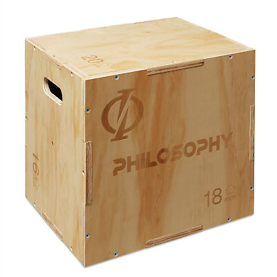 #ad 3 in 1 Wood Plyometric Box Jump Box for Training amp; Conditioning $69.99
