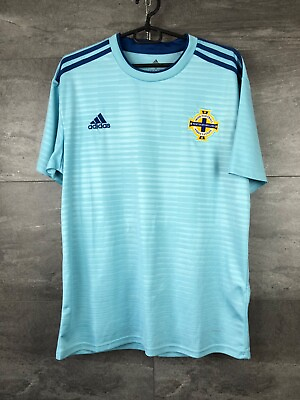 #ad Northern Ireland 2018 19 Away Shirt Football Soccer Jersey Adidas Shirt size M $40.50