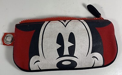 #ad Mickey Mouse Make Up Case Pencil Case Disney Parks 8quot; $16.95
