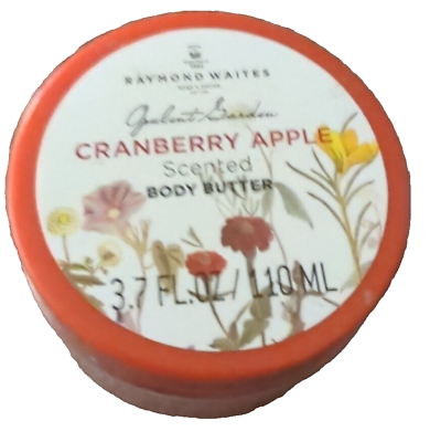 #ad Raymond Waites Opulent Garden Cranberry Apple scented body butter 3.7 oz sealed $27.00